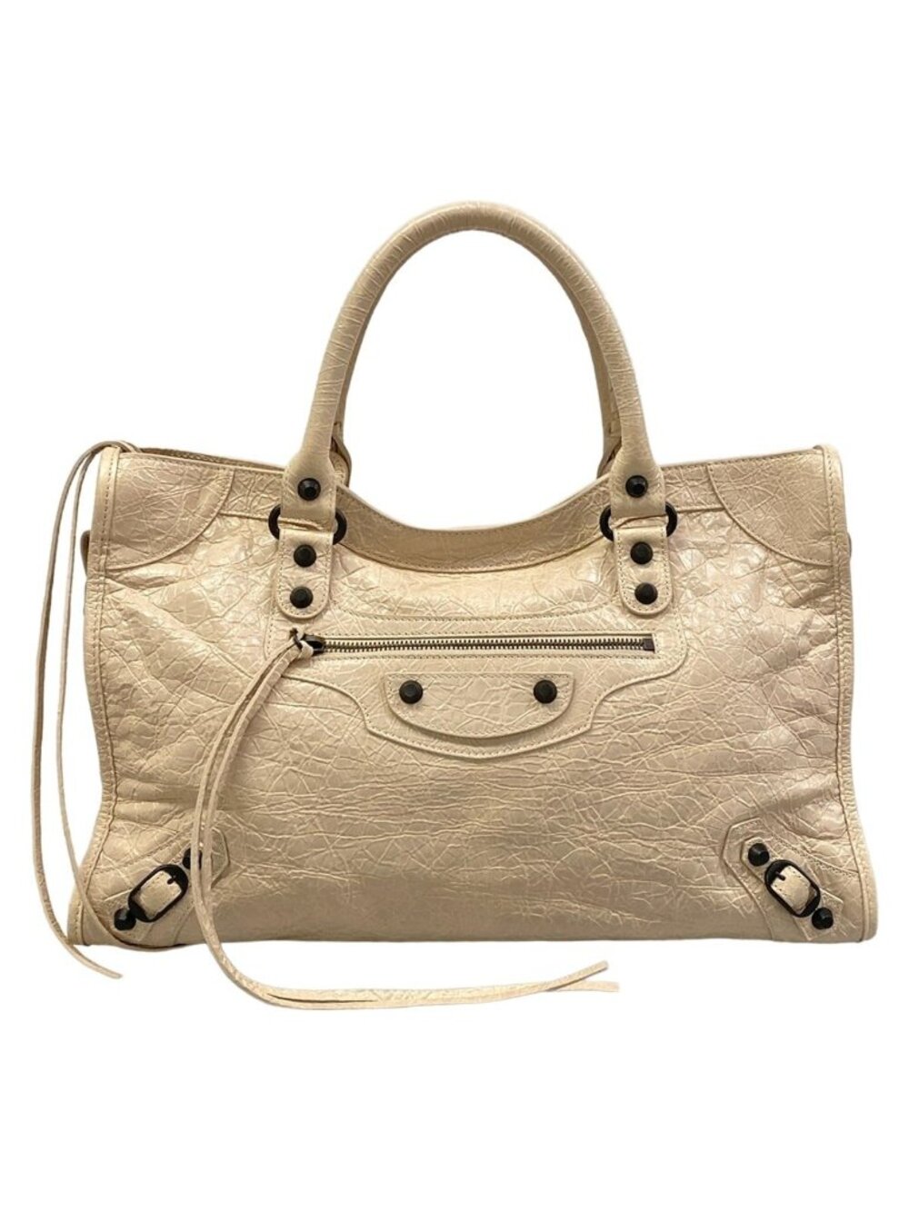 Balenciaga Handbag le City Pink Beige Leather - Picture 1 of 15